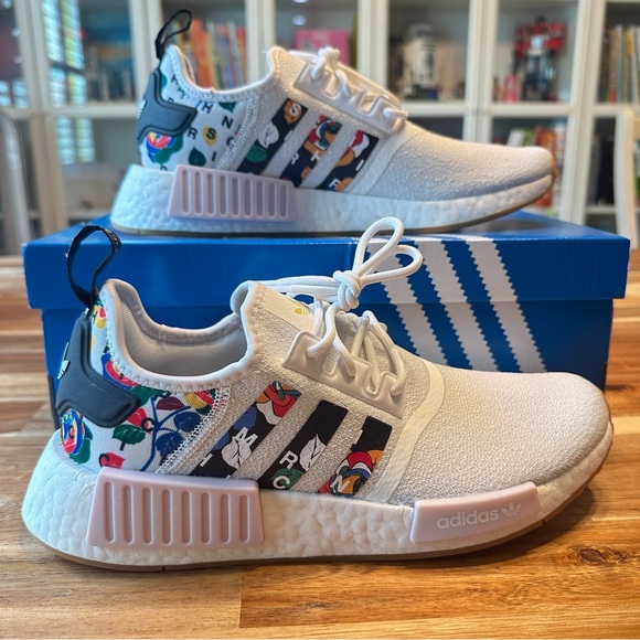 Adidas Rich Mnisi NMD_R1 Shoes (Cloud White) Women's GW0563 Size 8.5 - Picture 1 of 11